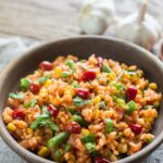 fried rice in pan