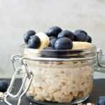 oats and blueberries