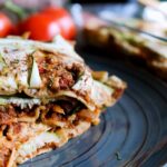 lasagna with zucchini and lentils