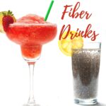 2 fiber rich drinks with berries